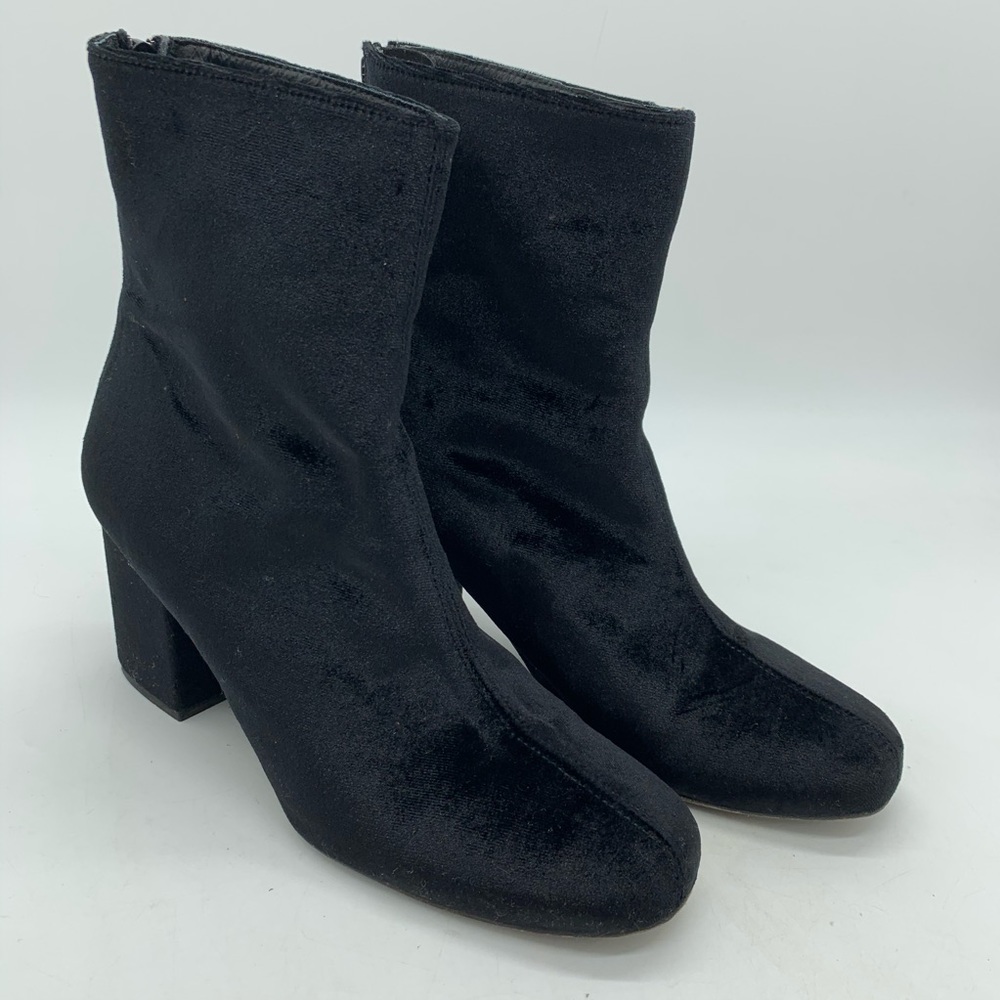 Free People Velvet Booties